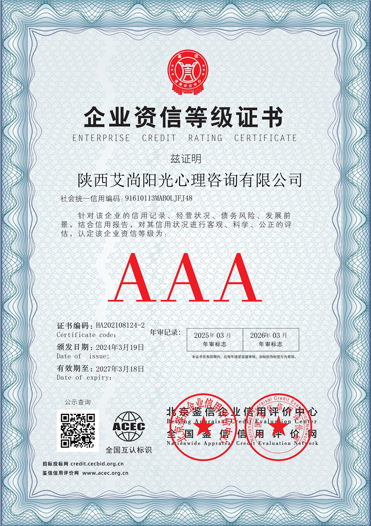 陕西艾尚阳光心理咨询有限公司