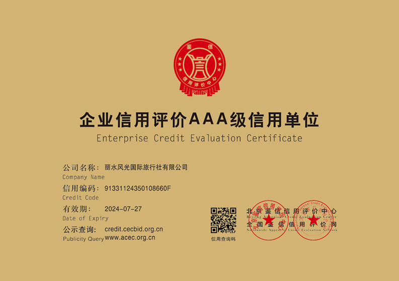 丽水风光国际旅行社有限公司